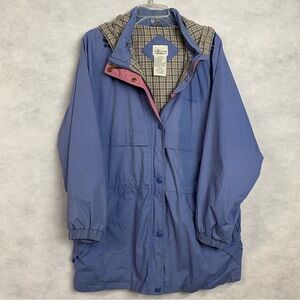 Women's Blue Jacket with Pink Accents